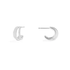 APM Monaco Triple Hoop Earrings- Earrings