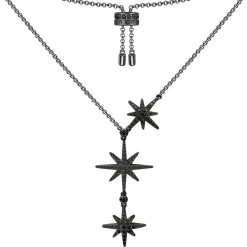 APM Monaco Triple Meteorites Adjustable Necklace- Necklaces
