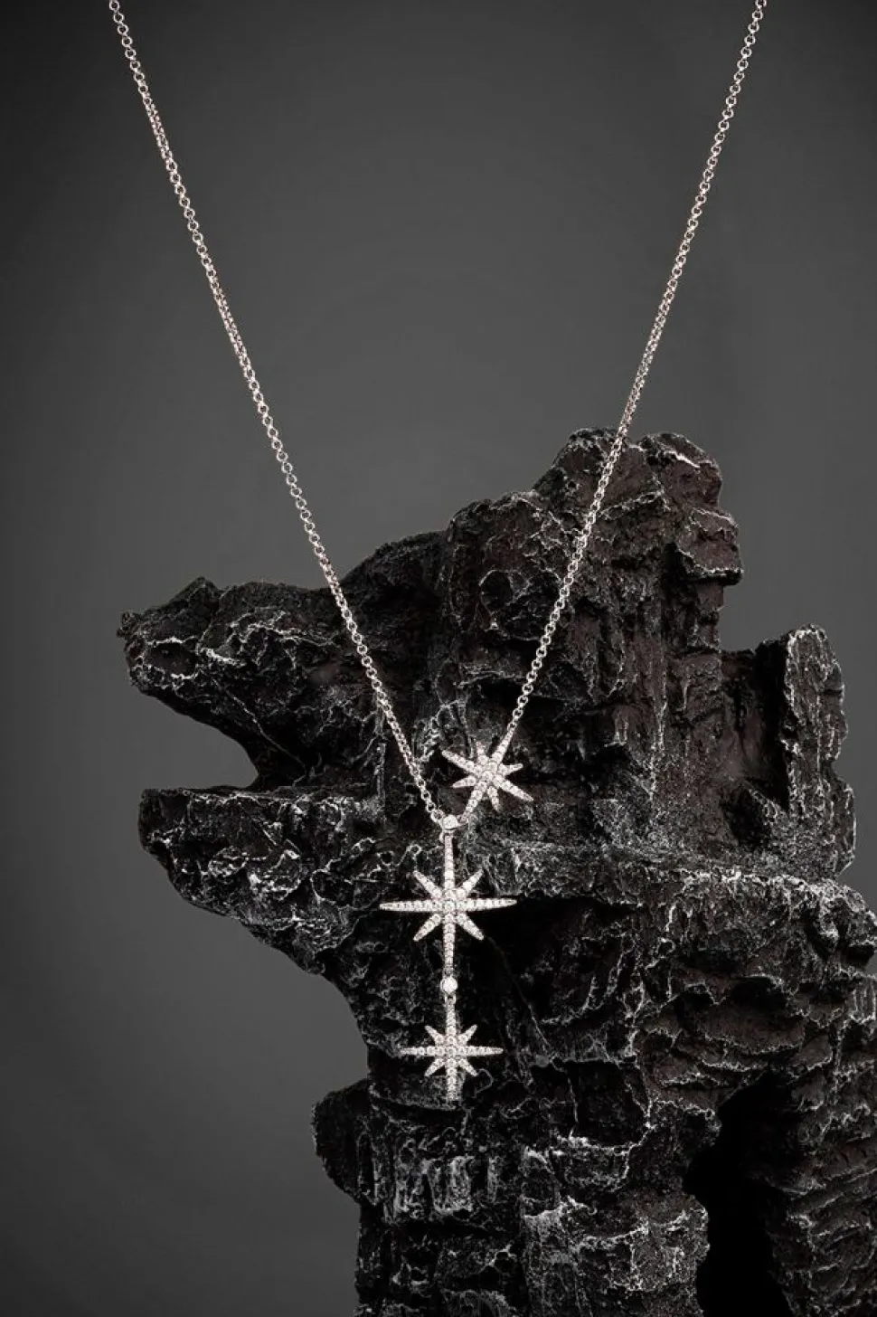 APM Monaco Triple Meteorites Adjustable Necklace- Necklaces