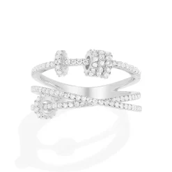 APM Monaco Triple Ring With Sliding Hoops- Rings