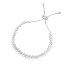 APM Monaco Up And Down Adjustable Bracelet With Pearls- Bracelets