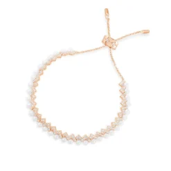 APM Monaco Up And Down Adjustable Bracelet With Pearls- Bracelets