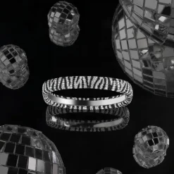 APM Monaco Zebra Bangle- Bracelets