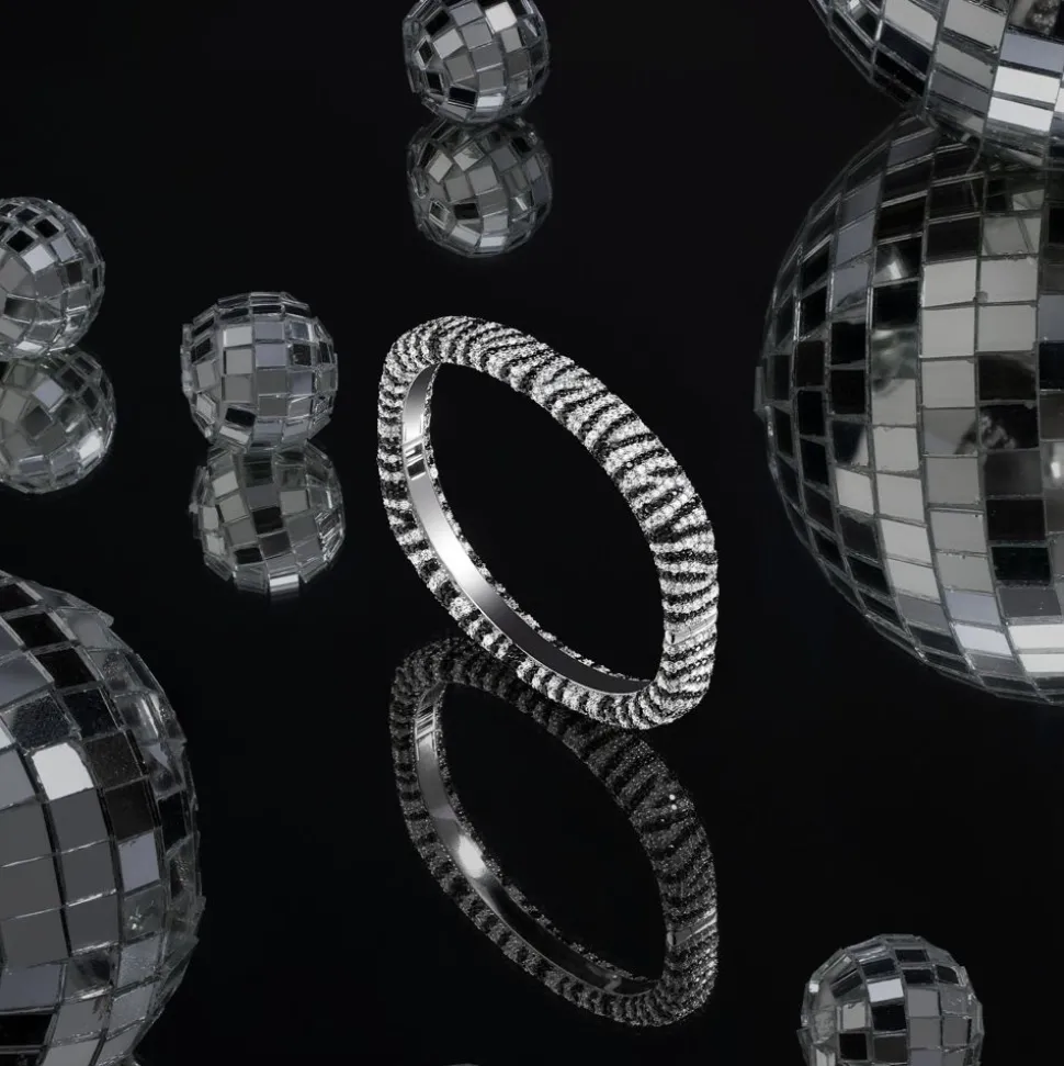 APM Monaco Zebra Bangle- Bracelets